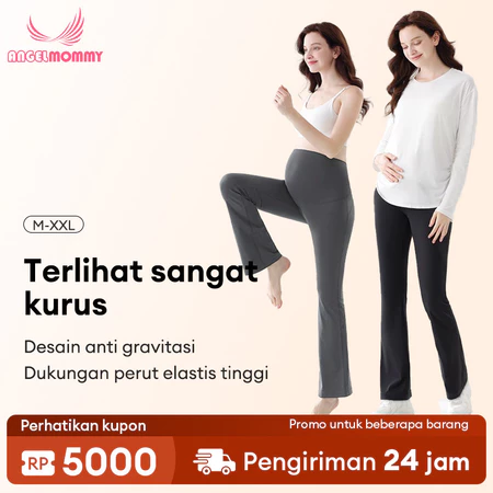 Angle Mommy yoga wear — anti-gravity tummy support