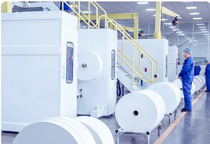 Angle Mommy modern in-house manufacturing plant